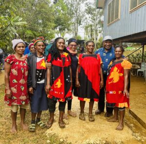 Women of Papua New Guinea in their national dressing